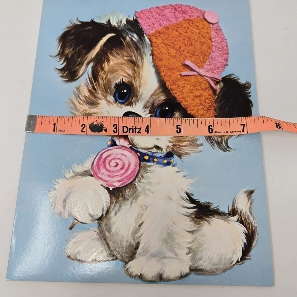 VINTAGE 1970S GREETING CARDS OVERSIZE BABY PUPPY 1990S ANNE GEDDES POSTCARDS LOT